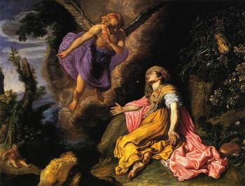 Pieter Lastman : Hagar and the Angel